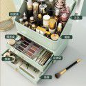 Cosmetics storage box cover dust-proof table top storage drawer type large capacity skin care products dresser shelf 